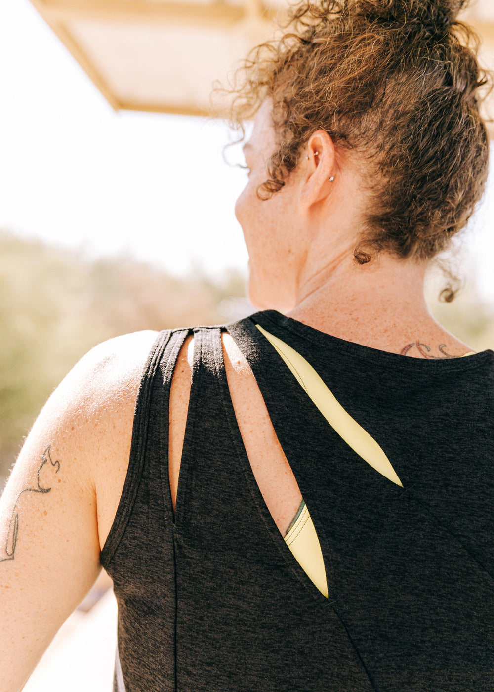 Lux Wing Tank Top for Women - Breathable Summer Sleeveless Shirt, Lightweight Casual Blouse for Gym, Yoga, Beach & Everyday Wear