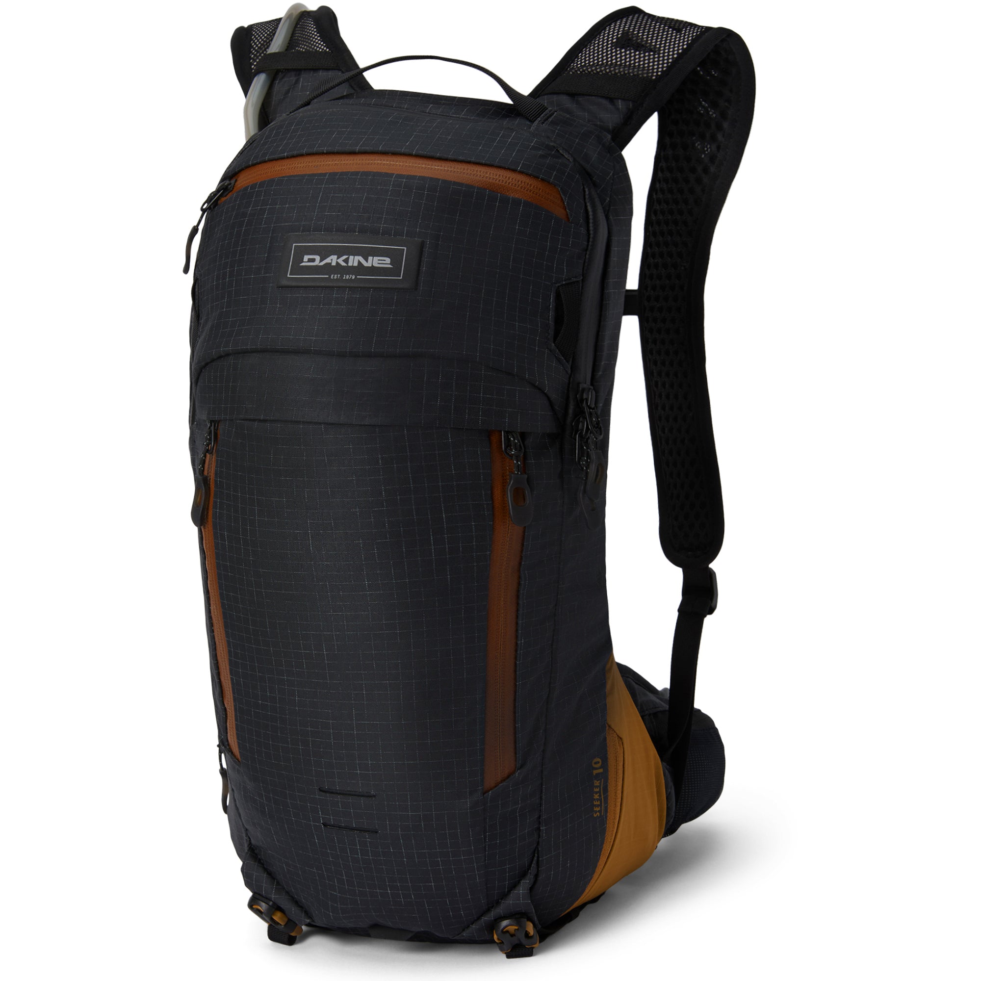 Seeker 10L Waterproof Hiking Backpack - Lightweight & Durable for Outdoor Adventures, Travel & Camping - Black/Rubber Finish