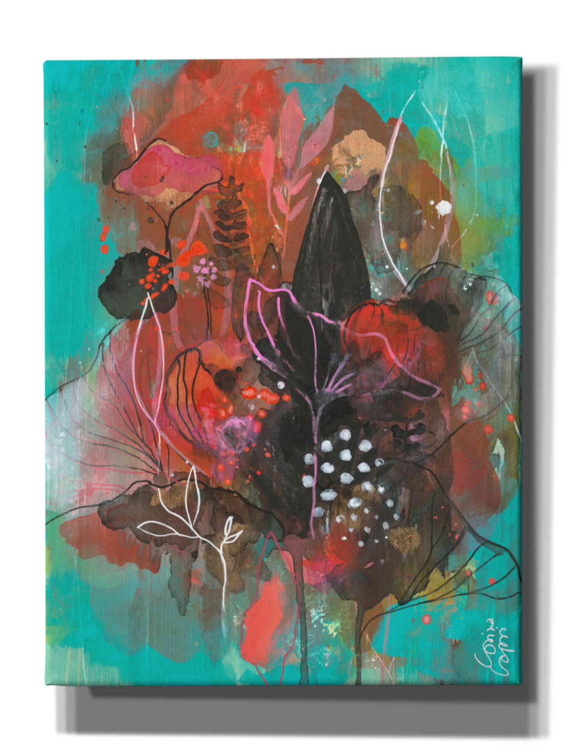 Epic Graffiti 'The Golden Hour' by Corina Capri - Premium Giclee Canvas Wall Art Print 26x34 Inches - Modern Home Decor for Living Room, Bedroom & Office