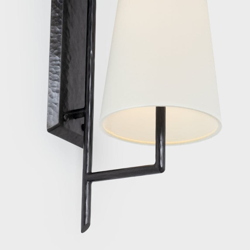 Addison Large Lone Sculpted Sconce - Elegant Wall Light Fixture for Living Room, Bedroom & Entryway Decor