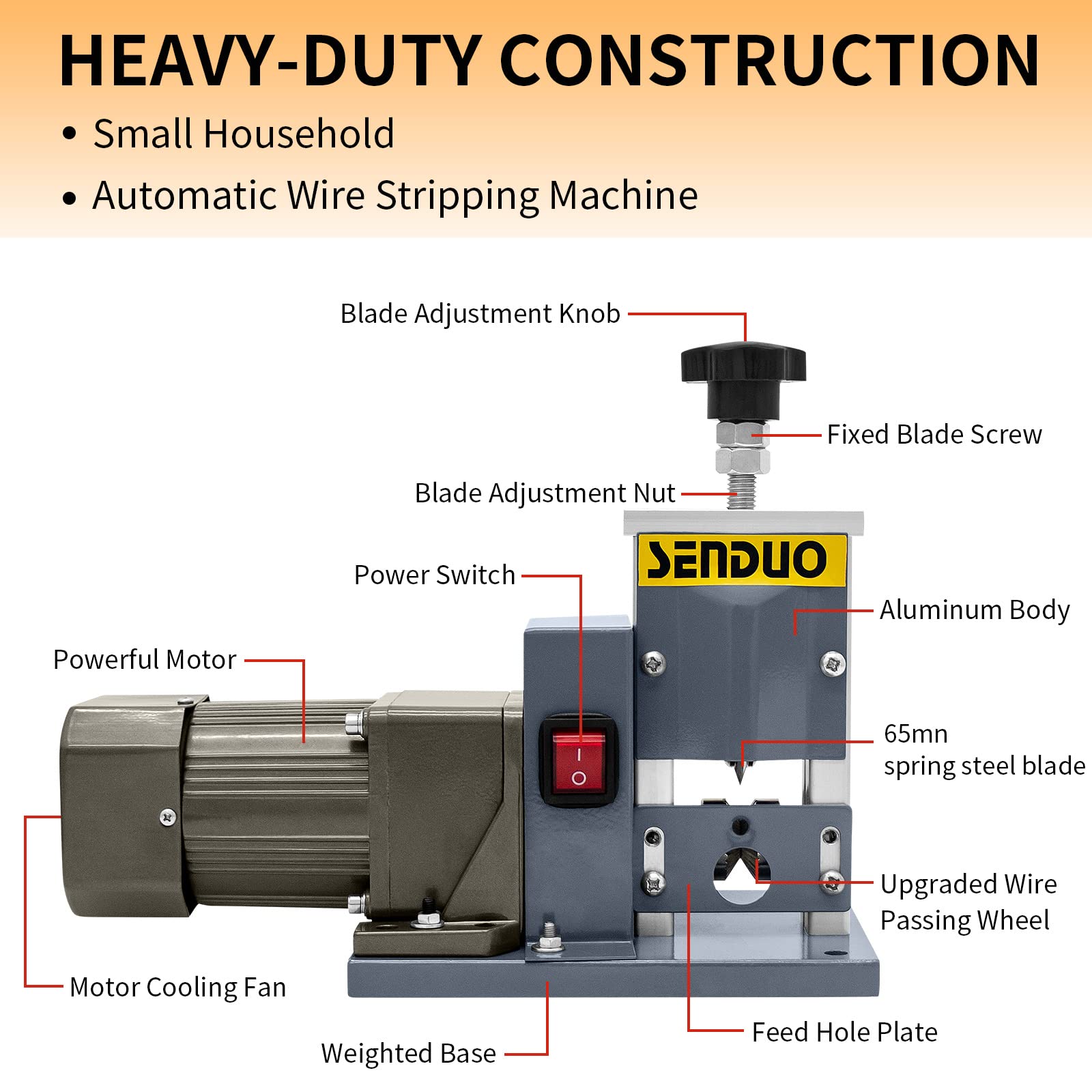 25W Electric Automatic Wire Stripper Machine (0.04