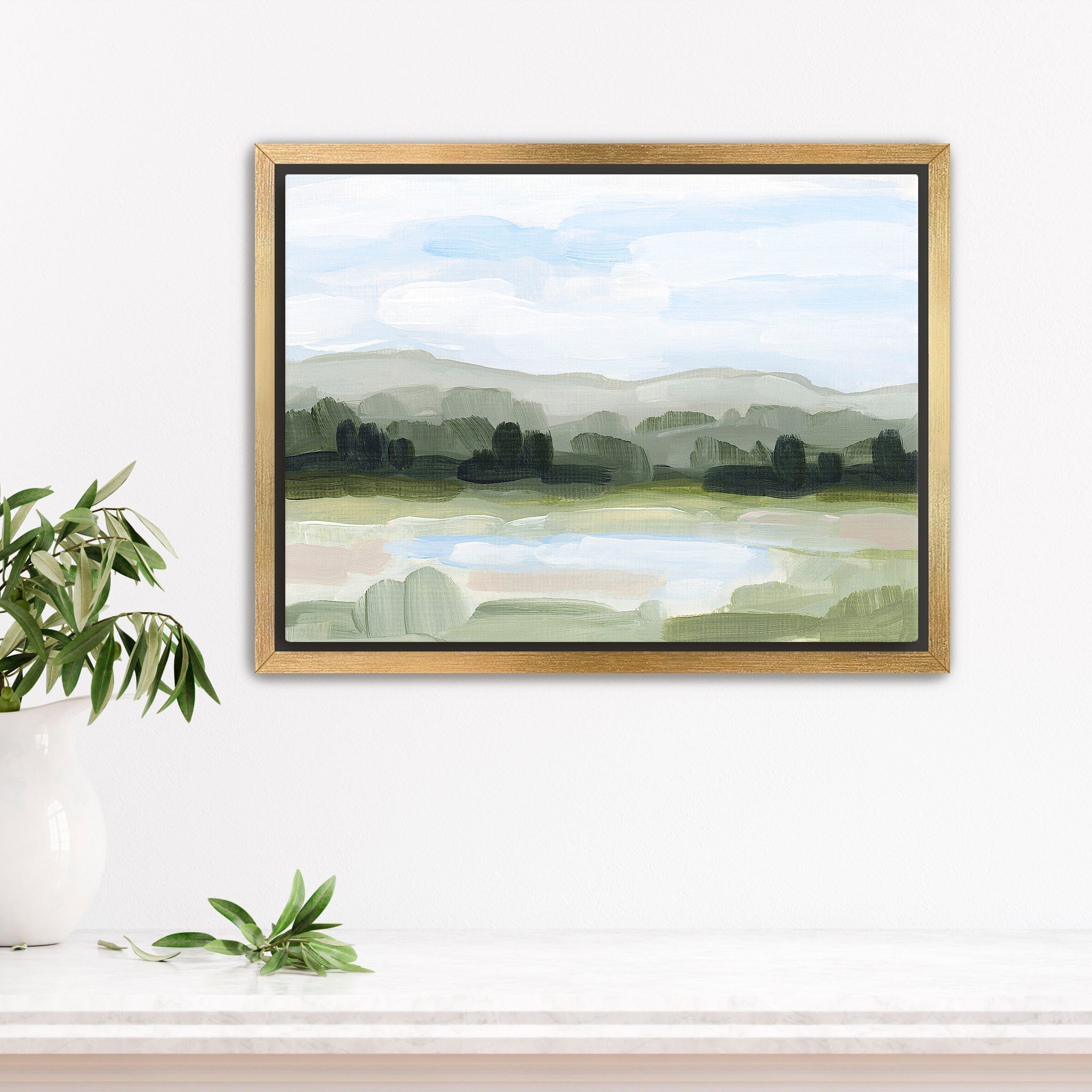 The Trail Ends Art Print - Nature Landscape Wall Decor for Home, Office & Cabin - Perfect for Living Room, Bedroom & Study Room