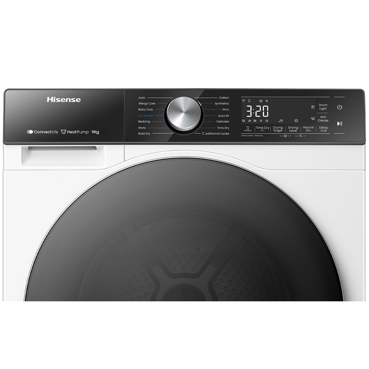 Hisense Series 5 9kg Heat Pump Dryer HDF5S90H - Energy Efficient Laundry Solution for Small Homes & Apartments | Fast Drying, Quiet Operation
