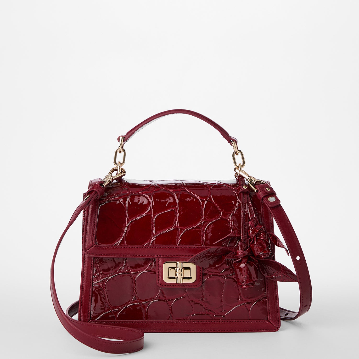 Small Hallie Red Claudine V81234200027 - Stylish Women's Handbag for Work, Travel & Everyday Use