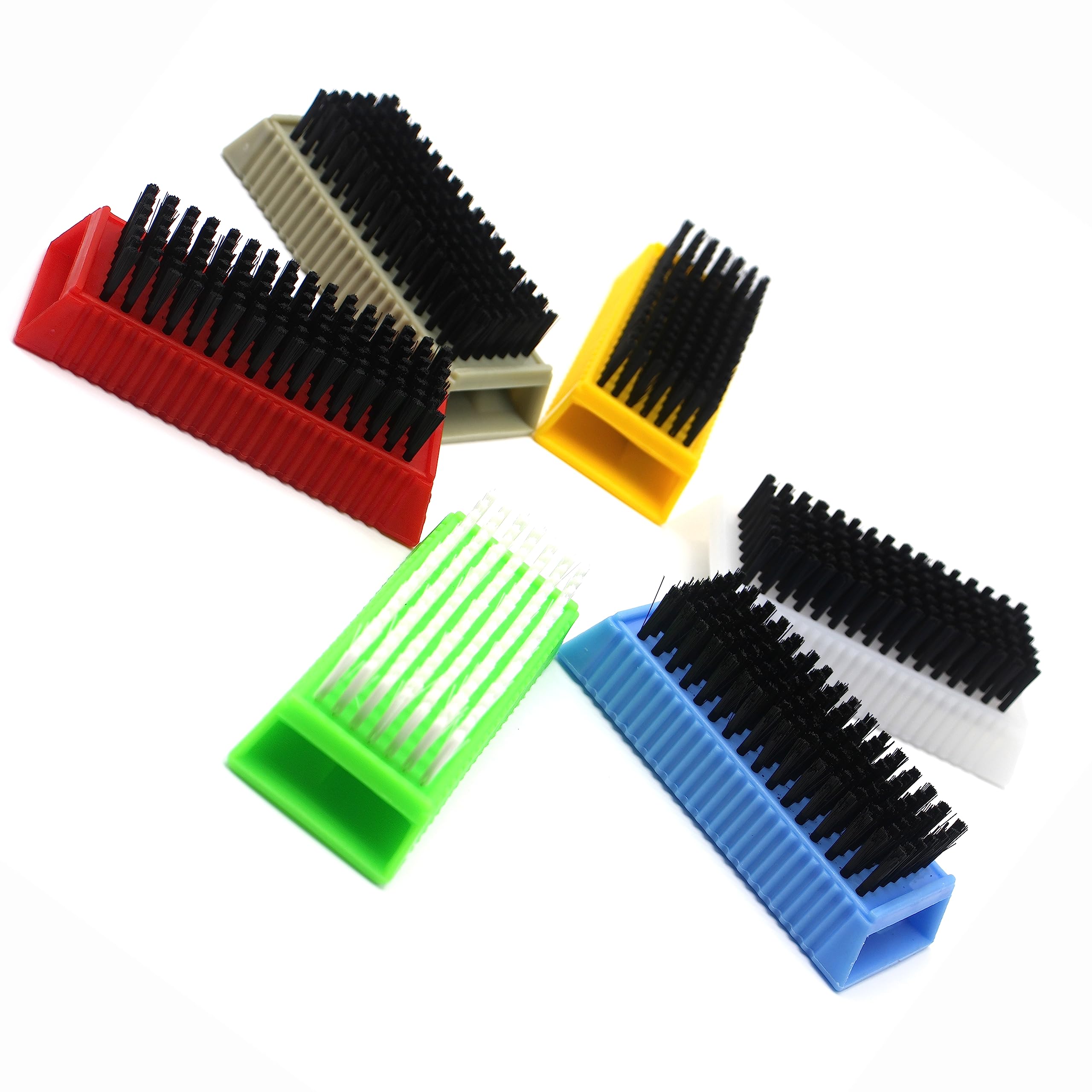 6 Pack Heavy Duty Hand Scrub Brushes - Durable Plastic Nail Cleaning Brushes for Men & Women, Soft Bristles for Gentle Fingernail Cleaning, Non-Disposable Hand Cleaning Tools (Perfect for Kitchen, Bathroom, Garage & Workshop Use)