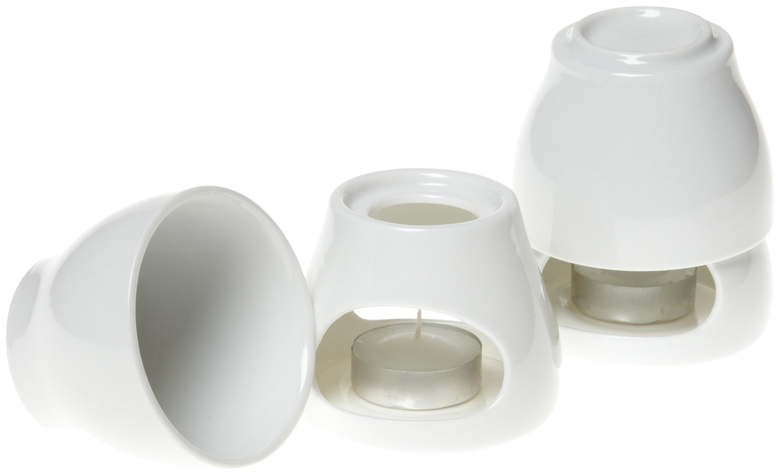 Norpro 213 Porcelain Butter Warmer Set - 2-Piece Stainless Steel & Ceramic Butter Melting Pot for Cooking, Baking & Fondue - Perfect for Kitchens, Restaurants & Gift Giving