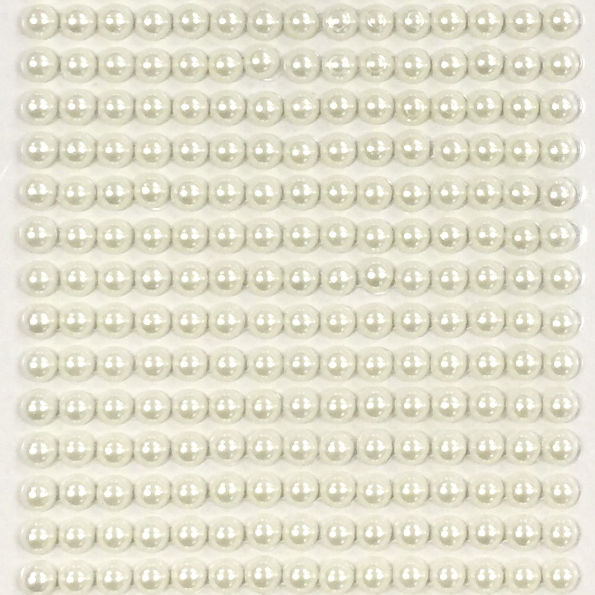 ALLYDREW 6mm Pearl Adhesive Gem Stickers - 540pcs Self-Stick Rhinestones for Nail Art, Scrapbooking, Phone Case & DIY Crafts Decoration