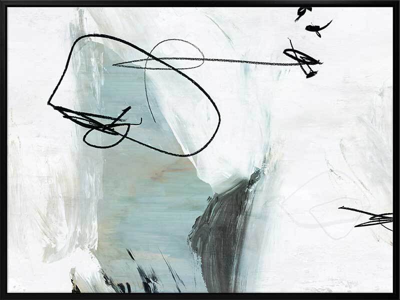 Defined I Canvas Art Print - Modern Abstract Wall Decor for Living Room, Bedroom & Office - Perfect for Home & Office Decor