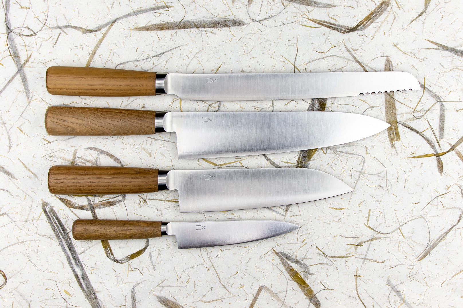 Premium Tadafuso Hocho Kobo Japanese Chef Knife Set - High Carbon Stainless Steel Kitchen Knives for Professional Chefs & Home Cooking - Perfect for Slicing, Dicing & Precision Cutting