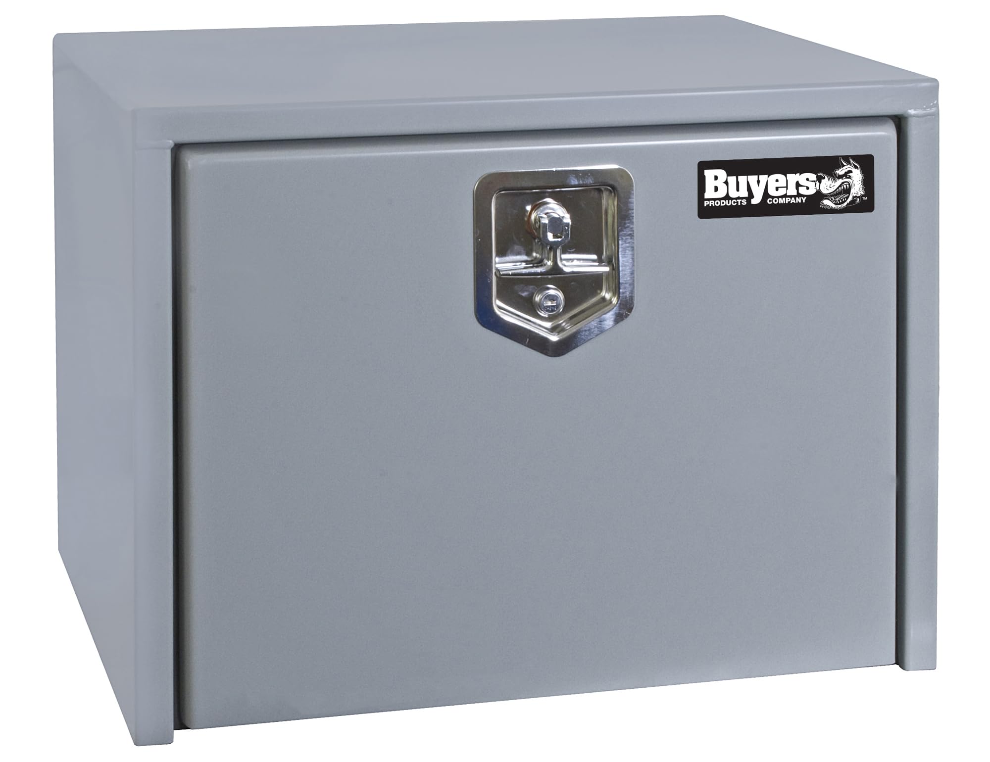 Buyers Products 1702900 Primed Steel Underbody Truck Tool Box - 18x18x24 Inch Heavy Duty Storage Organizer | Made in USA | Contractor Grade Job Box for Tools & Equipment | Ideal for Work Trucks, Construction Sites & Fleet Vehicles