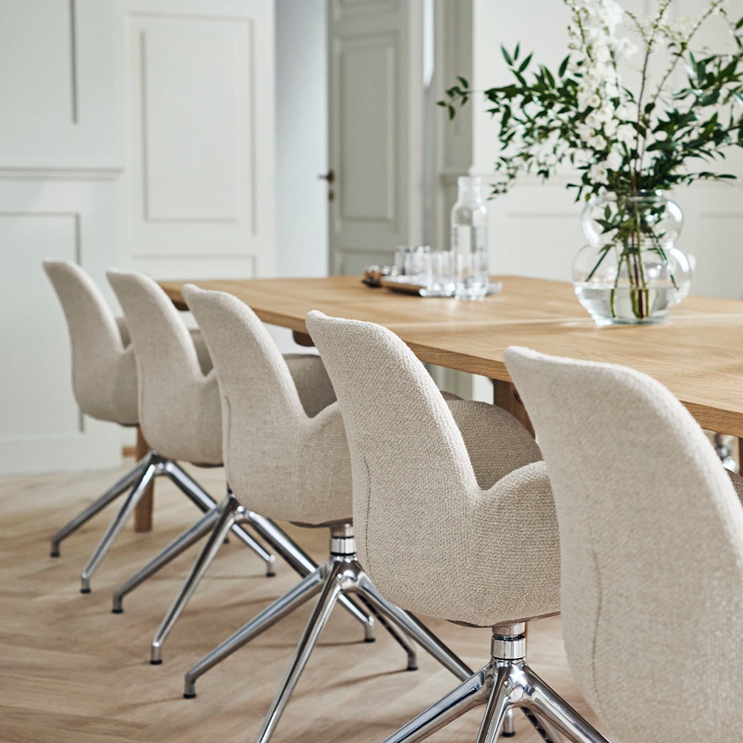 Elegant Large Dining Table - Perfect for Family Gatherings, Dinner Parties & Home Decor | Durable & Stylish Centerpiece for Living Room or Dining Room