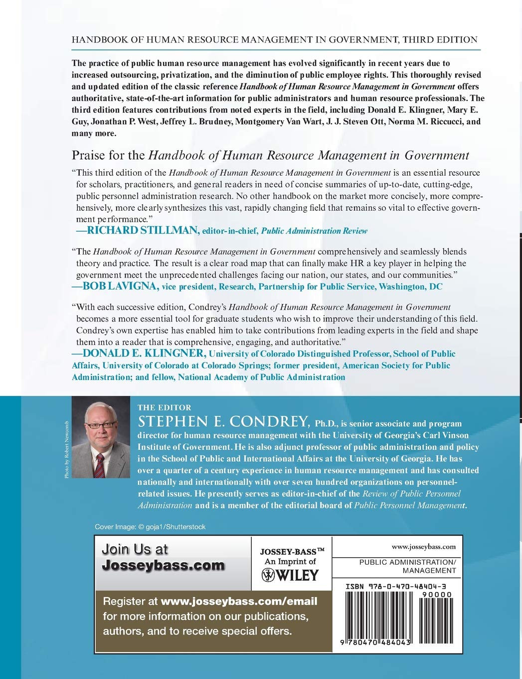Handbook of Human Resource Management in Government - Essential Guide for HR Professionals, Public Sector Leaders & Policy Makers | Government HR Best Practices, Workforce Development & Public Administration Strategies | Perfect for Government Agencies, Nonprofits & Academic Studies