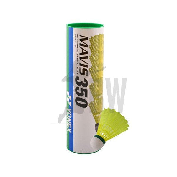 Yonex Mavis 350 Nylon Badminton Shuttlecocks - Yellow Slow Speed - Durable Training & Recreational Play for Indoor/Outdoor Courts