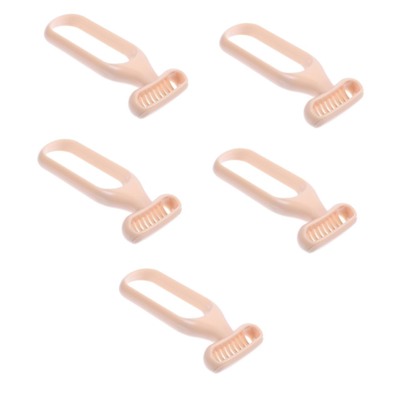 NOLITOY 5-Pack Women's Body Hair Shaver - Reusable Underarm, Leg & Body Hair Remover Razor | Gentle Manual Hair Trimmer for Smooth Skin | Perfect for Travel, Gym & Home Use