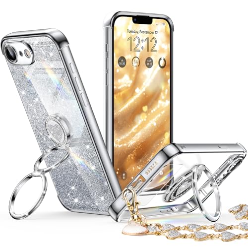 Clear Glitter Silver