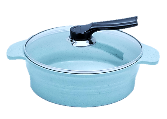 JADECOOK 4-Piece Nonstick Cookware Set - Jade Coated Pots and Pans for Healthy Cooking - Perfect for Frying, Boiling & Sauteing in Modern Kitchens