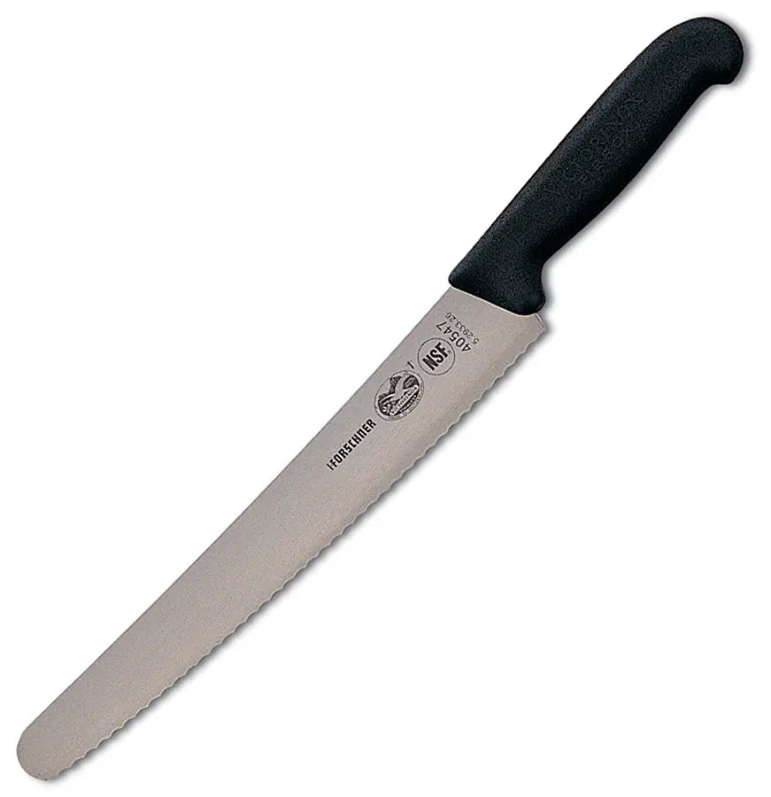 Victorinox 10 Inch Bread Knife - High Carbon Stainless Steel Blade for Effortless Slicing - Perfect for Artisan Breads, Cakes & Pastries - Ideal for Home Bakers & Professional Chefs
