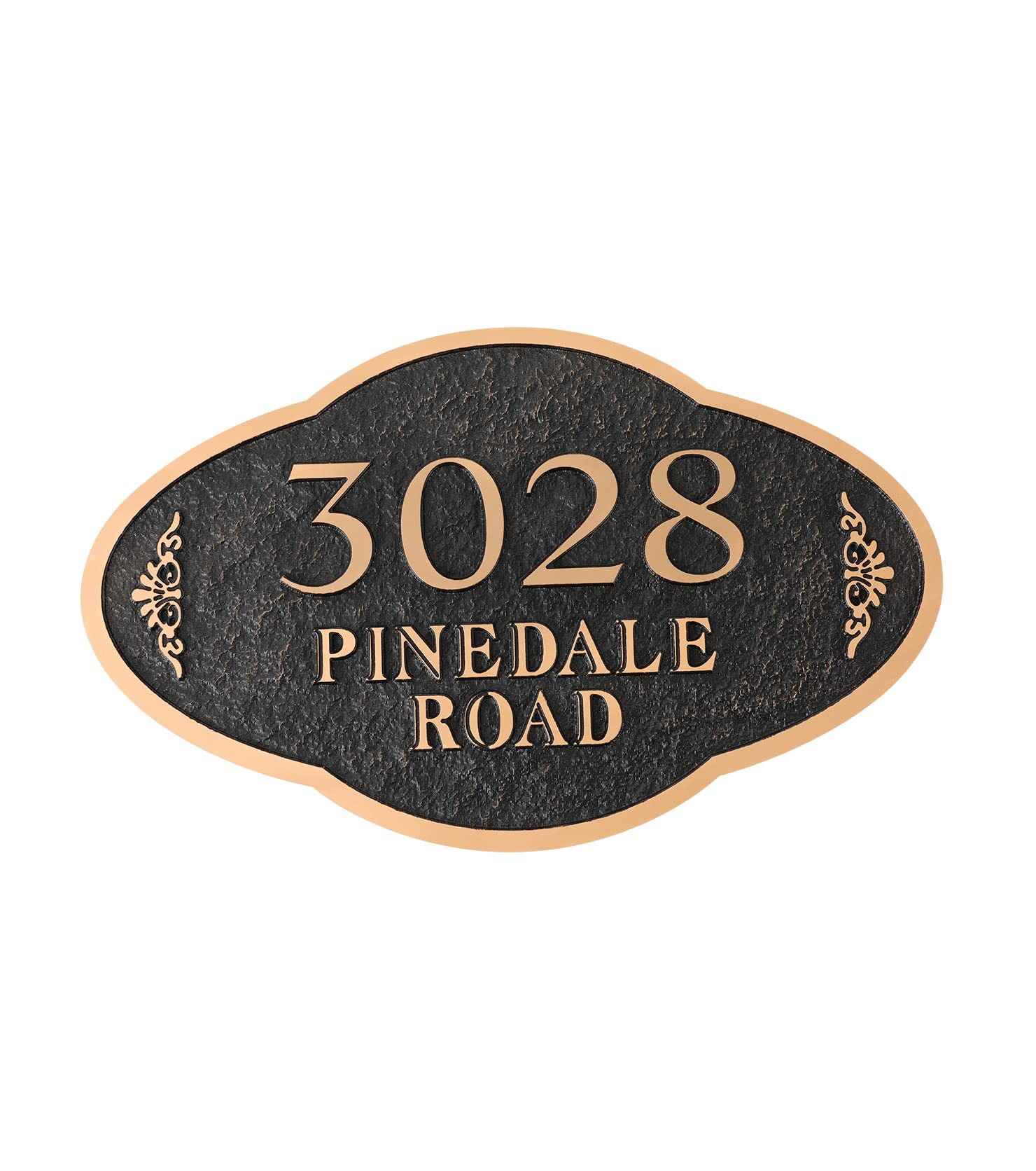 Personalized Metal Address Plaque - 11.8