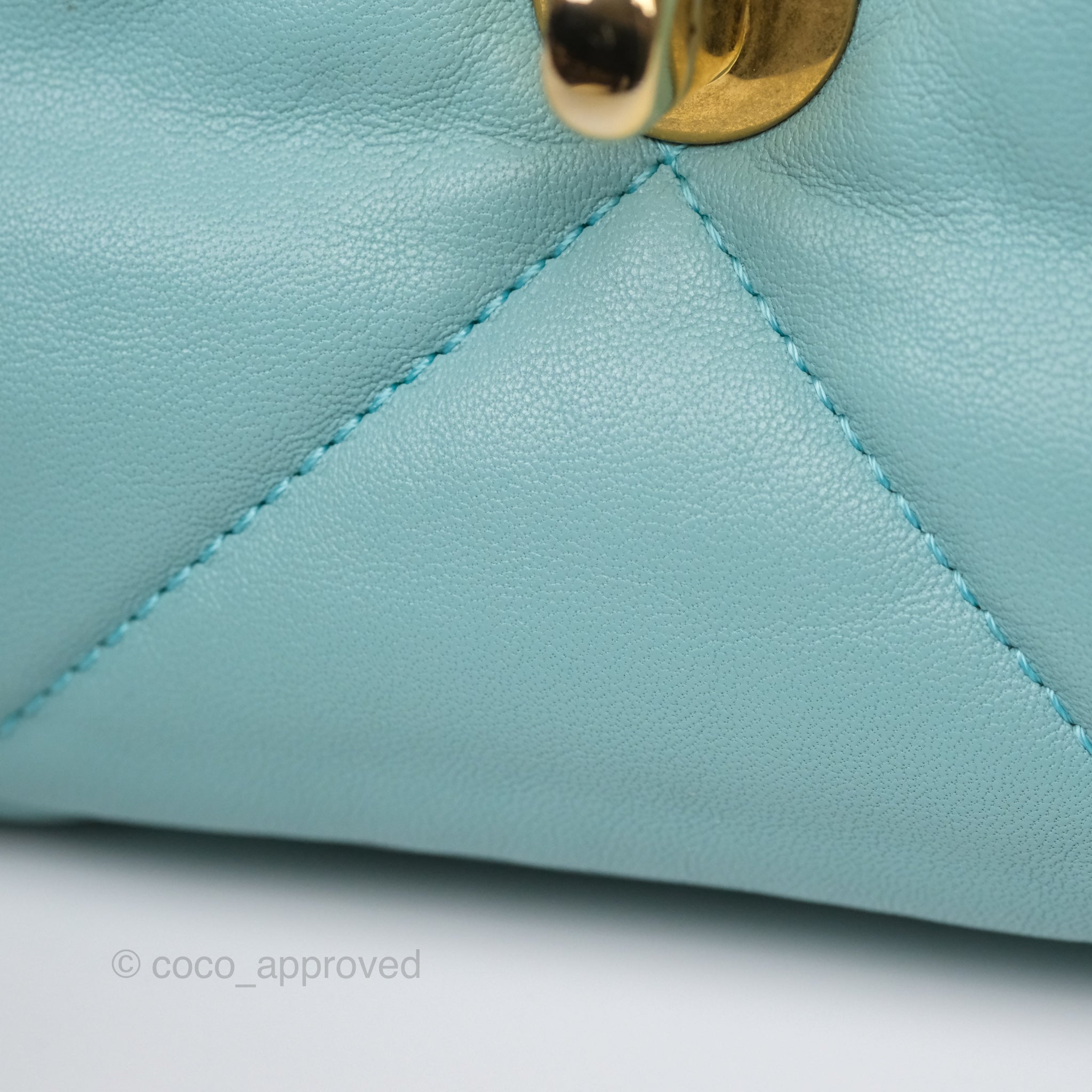 Chanel 19 Small Handbag Tiffany Blue Mixed Hardware - Luxury Crossbody Bag for Women, Perfect for Date Night & Special Occasions