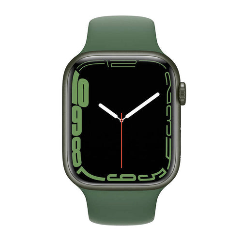 Apple Watch Series 7 (GPS) 41mm Green Aluminum Case with Green Sport Band - Smartwatch for Fitness Tracking, Heart Rate Monitoring & iPhone Connectivity (Perfect for Running, Swimming & Daily Wear)
