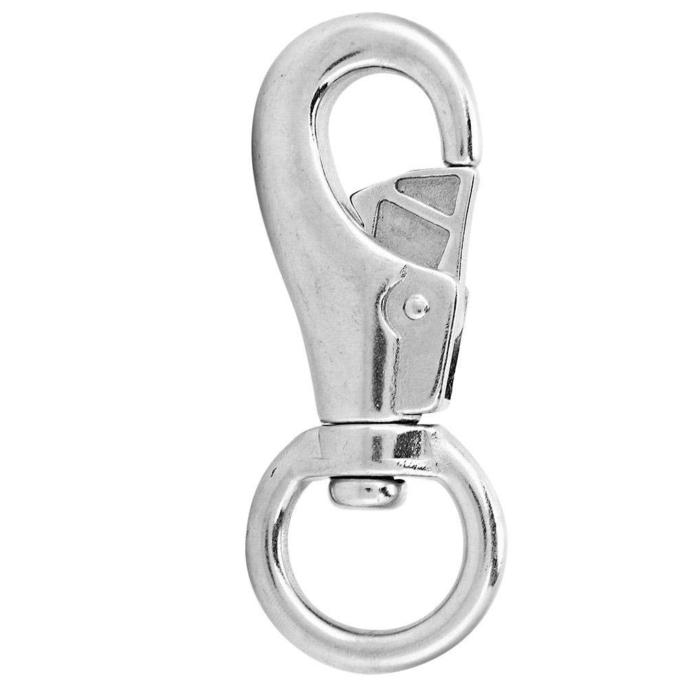 Premium Stainless Steel Carabiner Clip - Heavy Duty Spring Snap Hook for Dog Leash, Keychain, Backpack & Outdoor Gear | Secure & Durable for Hiking, Camping & Daily Use