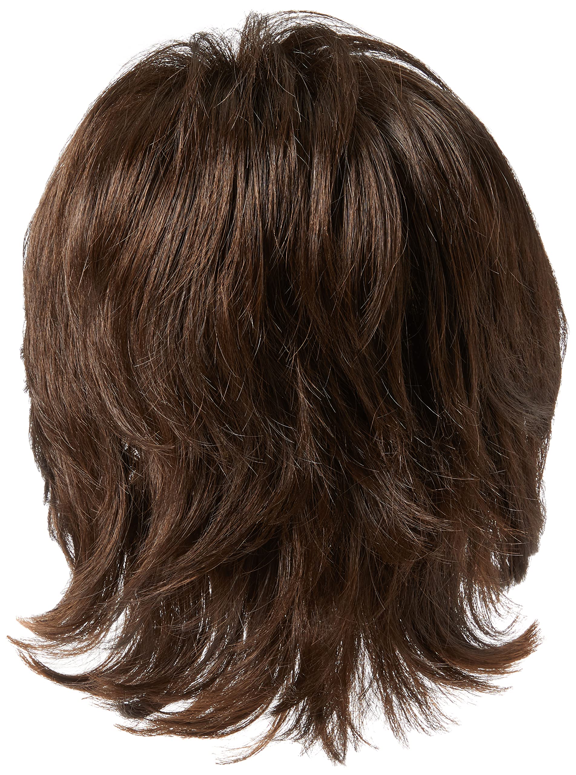 Raquel Welch Trend Setter Mid-Length Shag Wig by Hairuwear - Large Cap Size, R6 Dark Chocolate Brown Synthetic Hairpiece for Women | Perfect for Cosplay, Costume Parties & Everyday Fashion