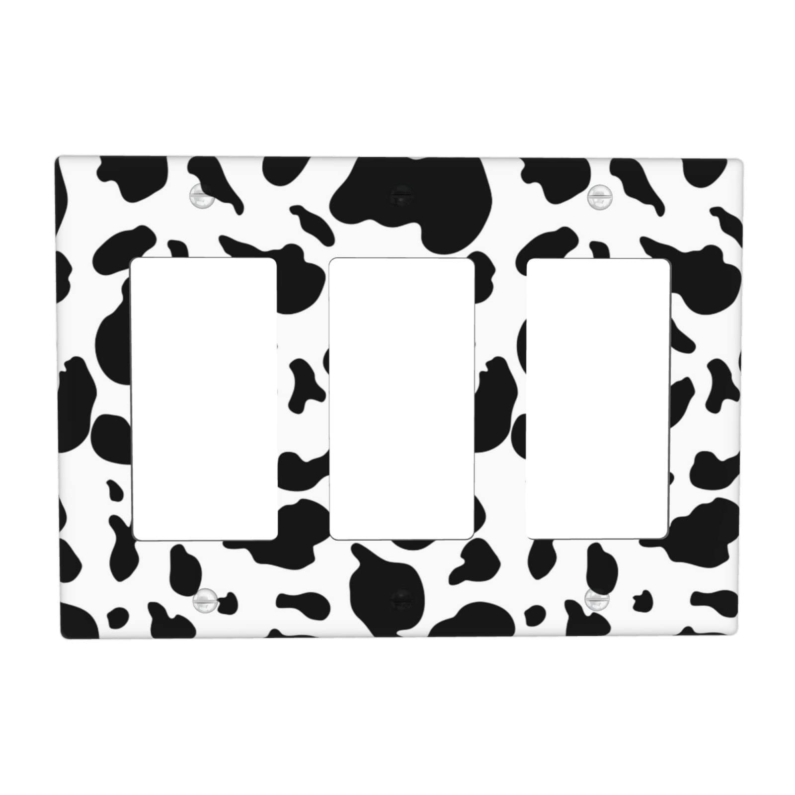 Customizable Decorative Switch Cover Wall Plate - Glossy Finish, Unbreakable Polycarbonate (3 Units 4.65