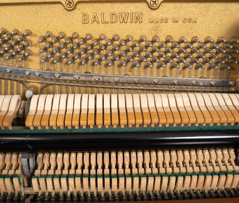 Baldwin 47 B243 Studio Piano - Satin Walnut Finish | Premium Upright Piano for Home & Studio | Perfect for Beginners, Music Lessons & Small Spaces (SN: 365145)