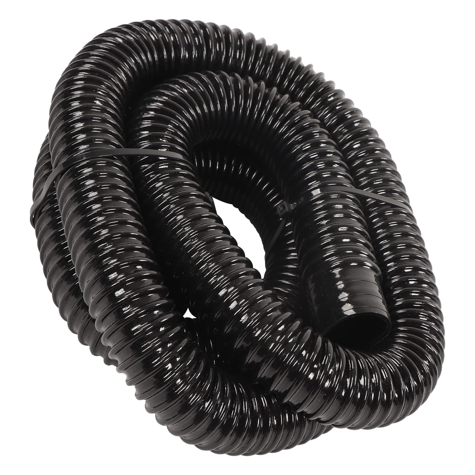 Bediffer 1-1/8 Inch Diameter 5ft Heavy Duty Flexible PVC Bilge Pump Hose Kit for Boats - Marine Plumbing, Water Drainage & Emergency Use