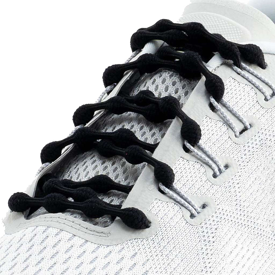 No Tie Elastic Shoelaces - Reflective & Adjustable for Running, Walking & Sports - Stay Secure & Visible at Night