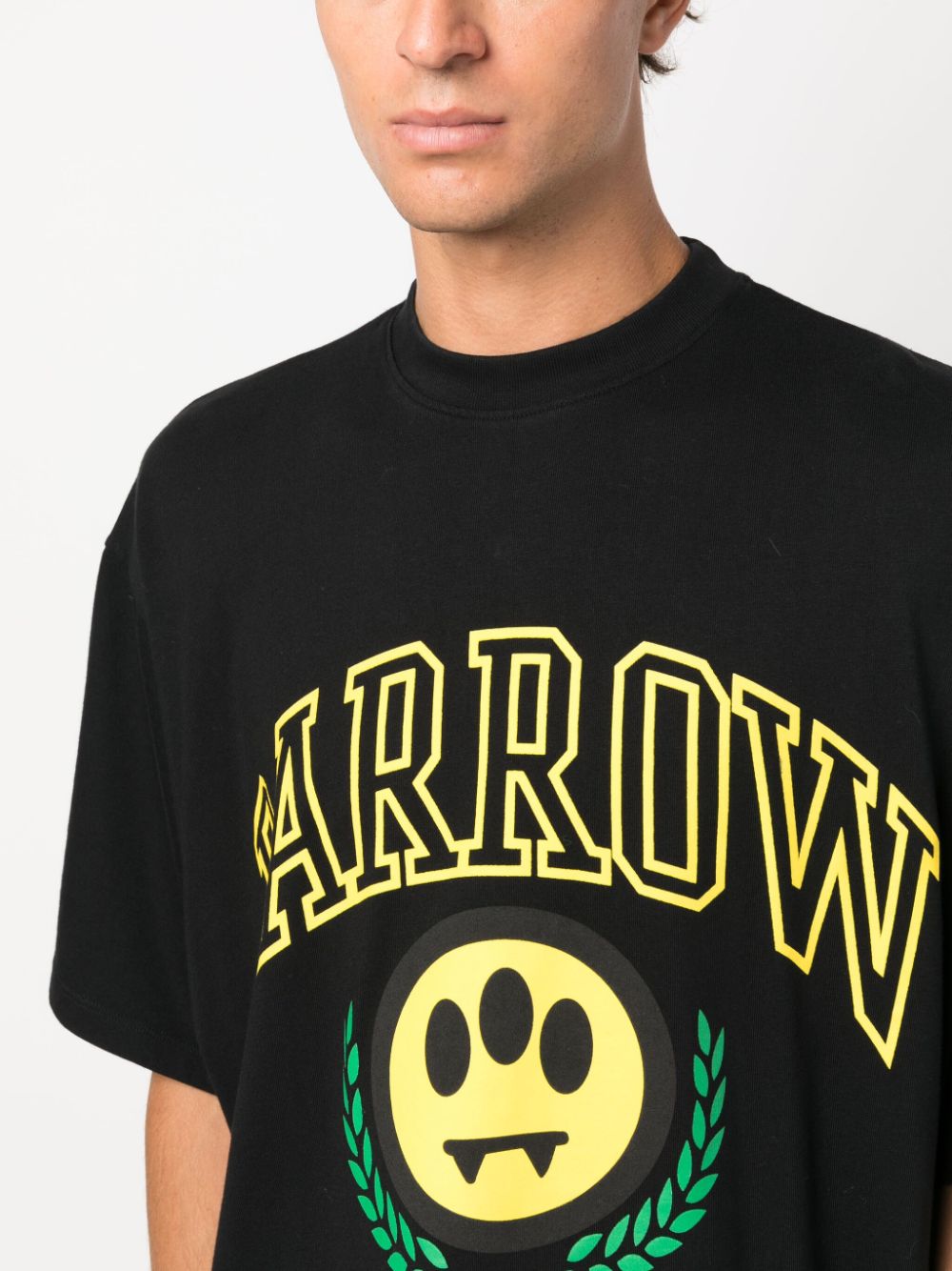 Premium BARROW Men's T-Shirts & Polo Shirts - Classic Black Cotton Tees for Casual Wear, Work & Everyday Outfits