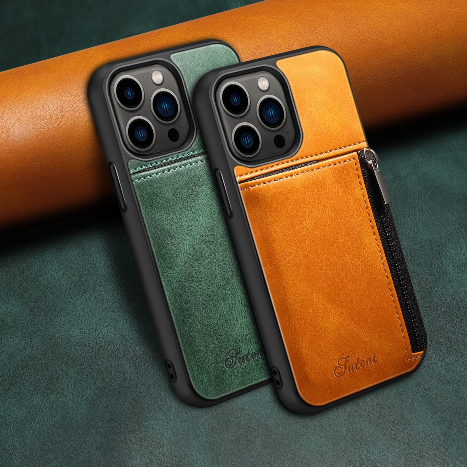 Premium PU Leather Wallet Case for iPhone 13 Pro Max (6.7