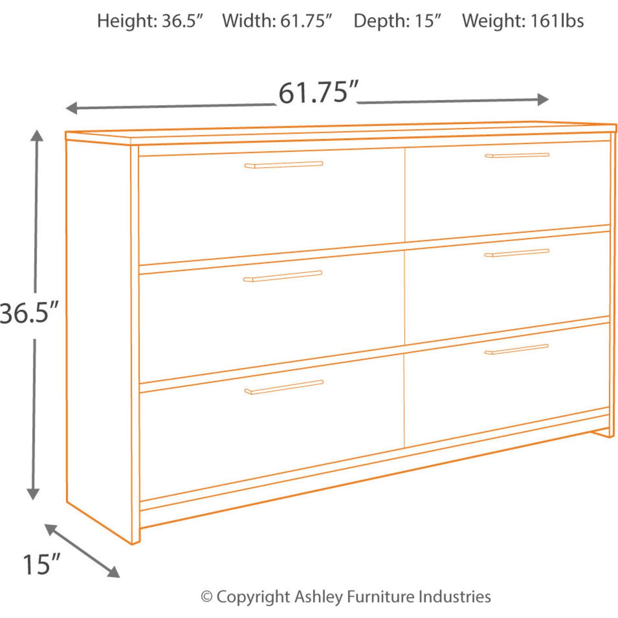 Baystorm Dresser - Modern Gray Chest of Drawers for Bedroom, Living Room & Office Storage | Stylish & Functional Furniture Organizer