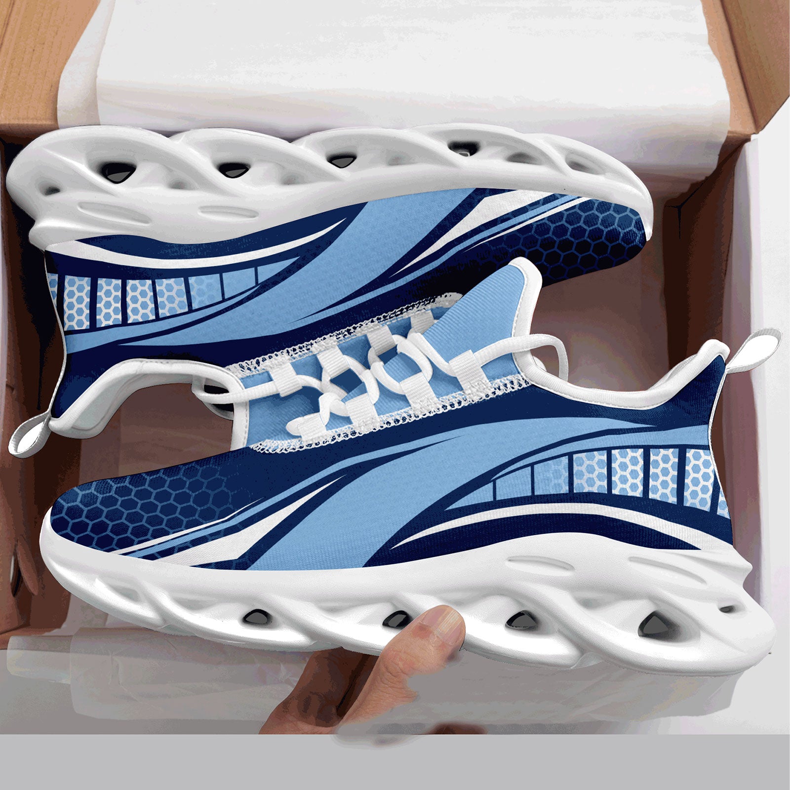 Custom Maxsoul Personalized Sneakers for Men & Women - Breathable Running Shoes FN003 E025022 Size 27 - Perfect for Gym Workouts, Jogging & Casual Wear