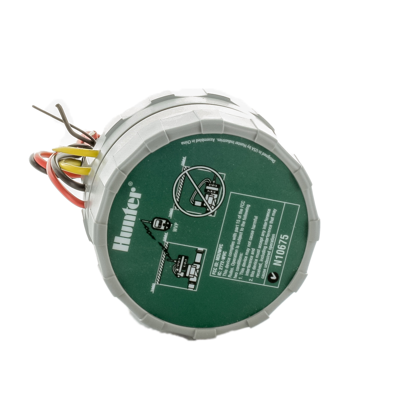 Hunter WVC400 4-Station Wireless Battery Controller for Lawn & Garden Irrigation System - Easy Setup & Reliable Watering Solution