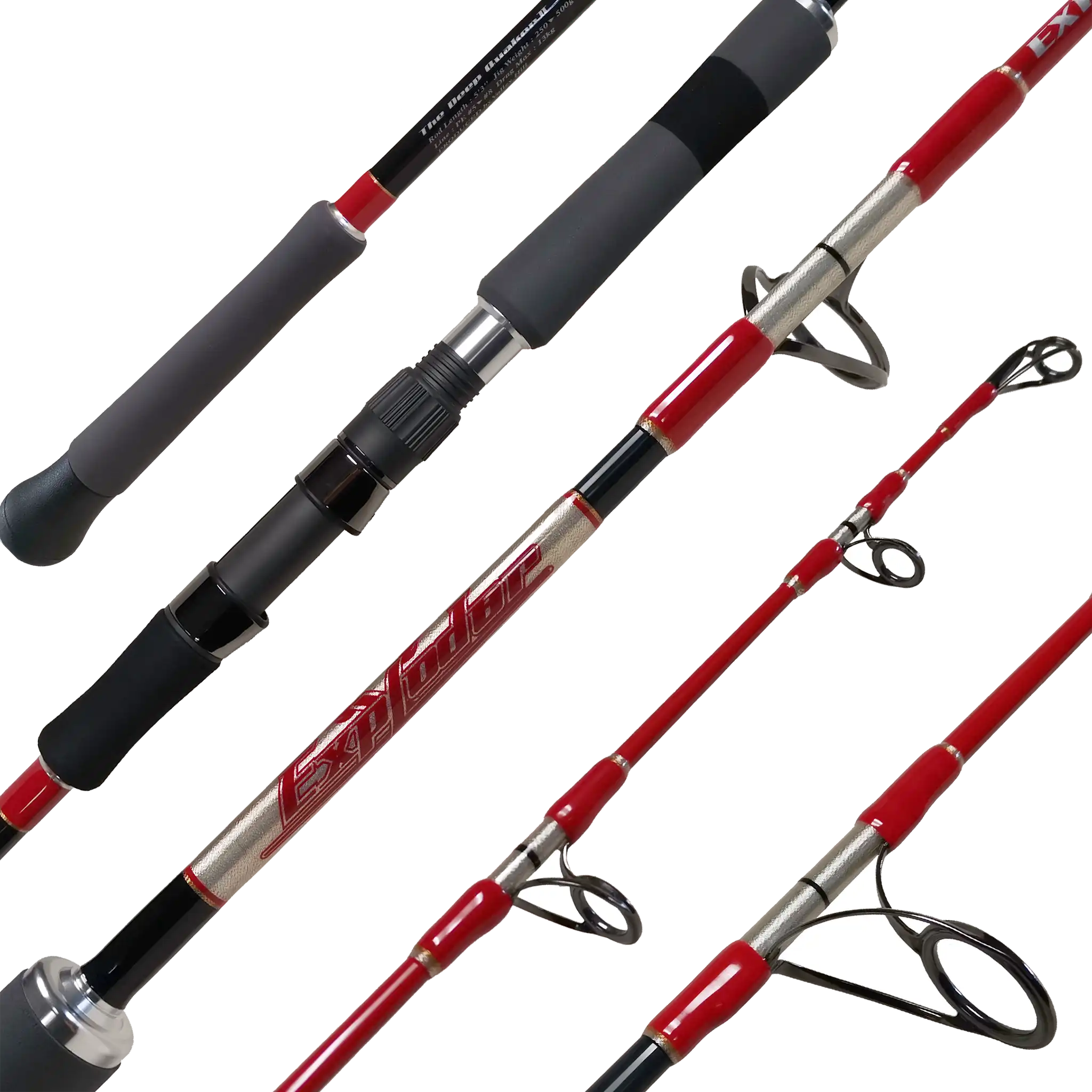 Valley Hill Exploder Tuna Speed Jigging Fishing Rods - Saltwater Offshore Fishing Gear for Tuna, Grouper & Amberjack - Perfect for Deep Sea Jigging & Boat Fishing Adventures