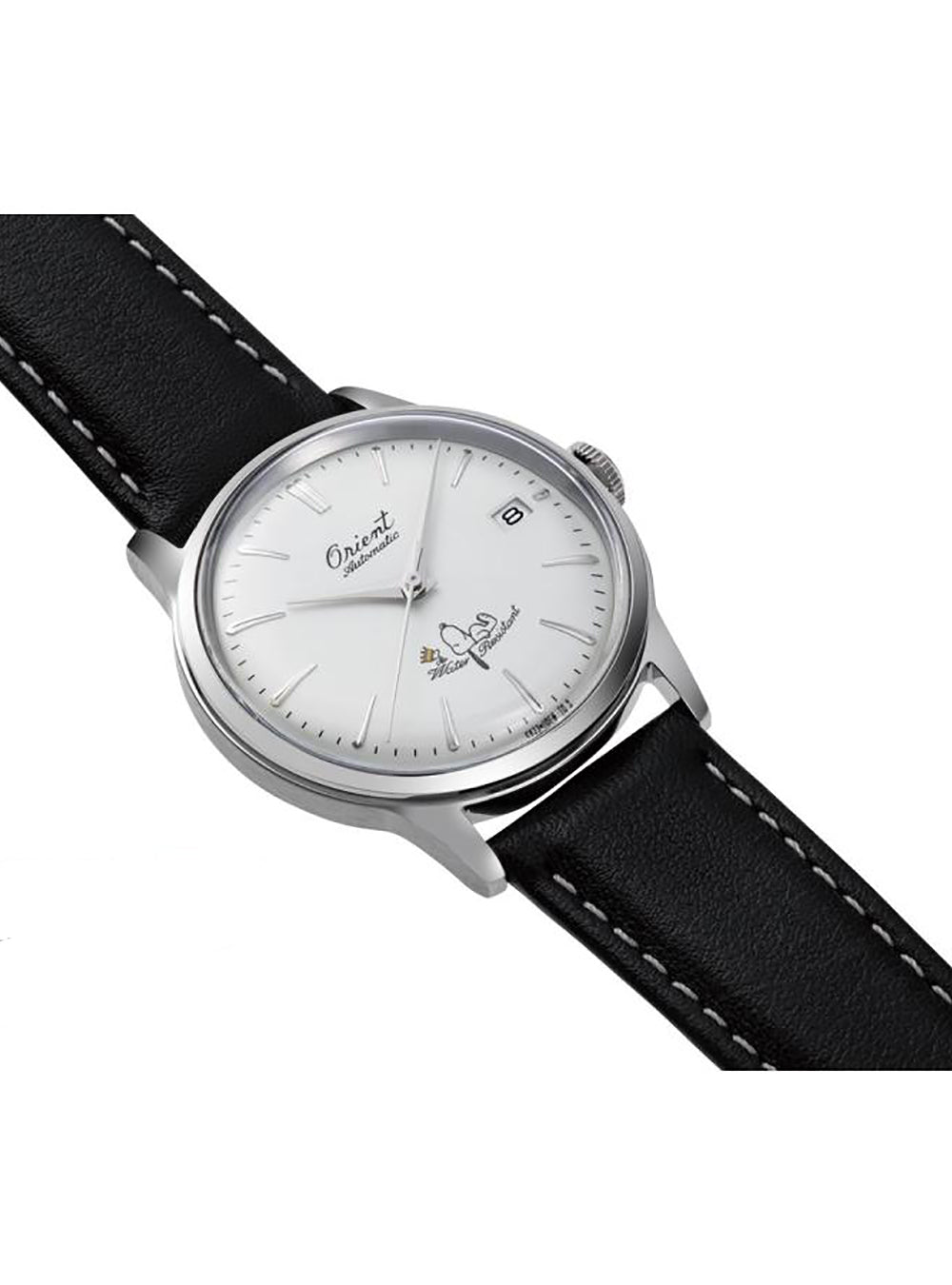 ORIENT Mechanical Classic Bambino 38mm Watch - Peanuts Collaboration Limited Edition RN AC0M16S (JDM) | Vintage Style Dress Watch for Men, Perfect for Business, Formal Occasions & Collectors