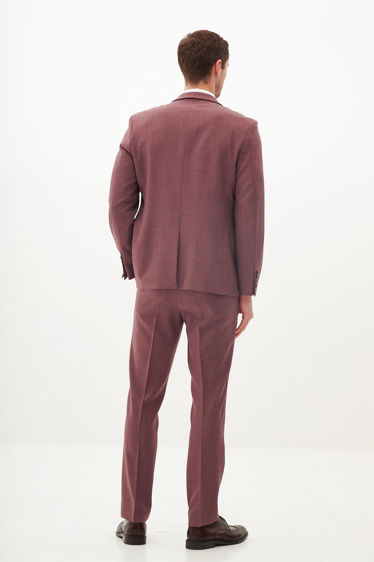 Stylish MONTY Mauve Three-Piece Suit for Men | Formal Wedding & Business Attire | Premium Quality Tailored Suits for Special Occasions