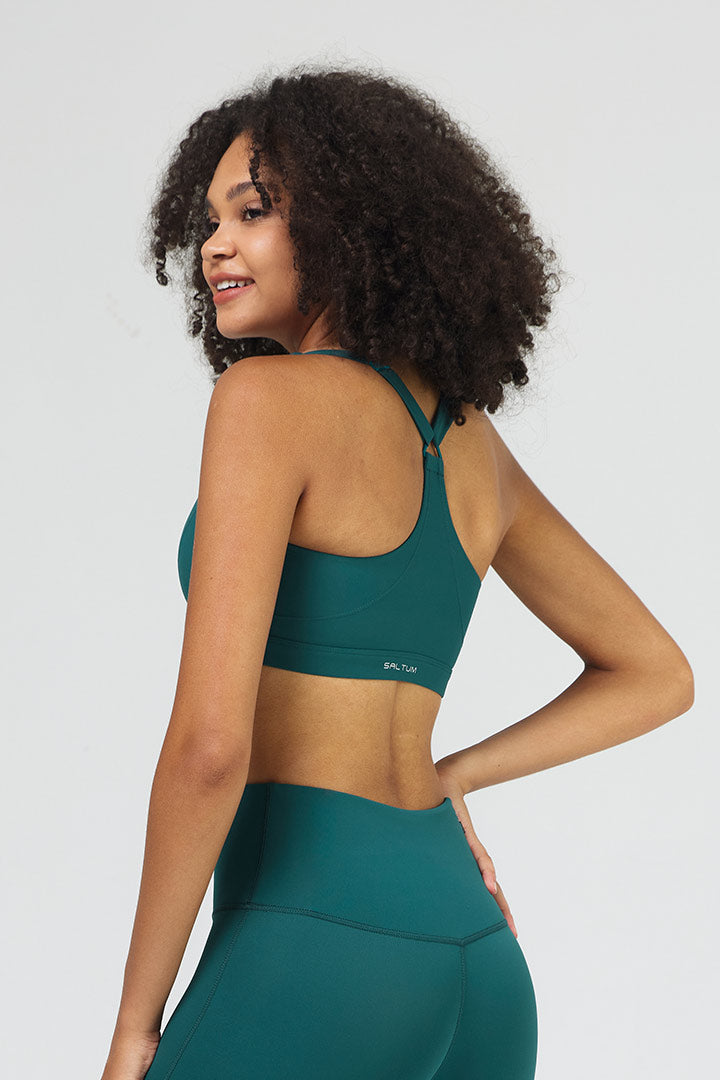 HiTense™ Adjustable Strap Sports Bra for Women - High Impact Workout, Running, Yoga & Gym - Breathable Support for Active Lifestyles