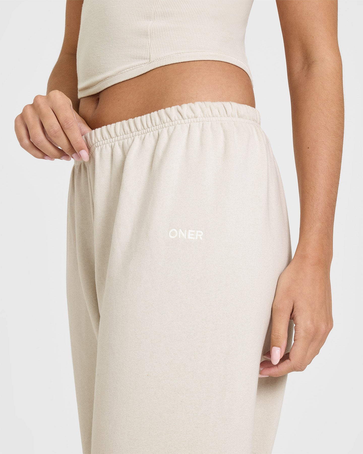Comfortable Mid Weight Joggers for Men & Women - Breathable Sand Color Casual Pants for Running, Yoga, and Lounge Wear