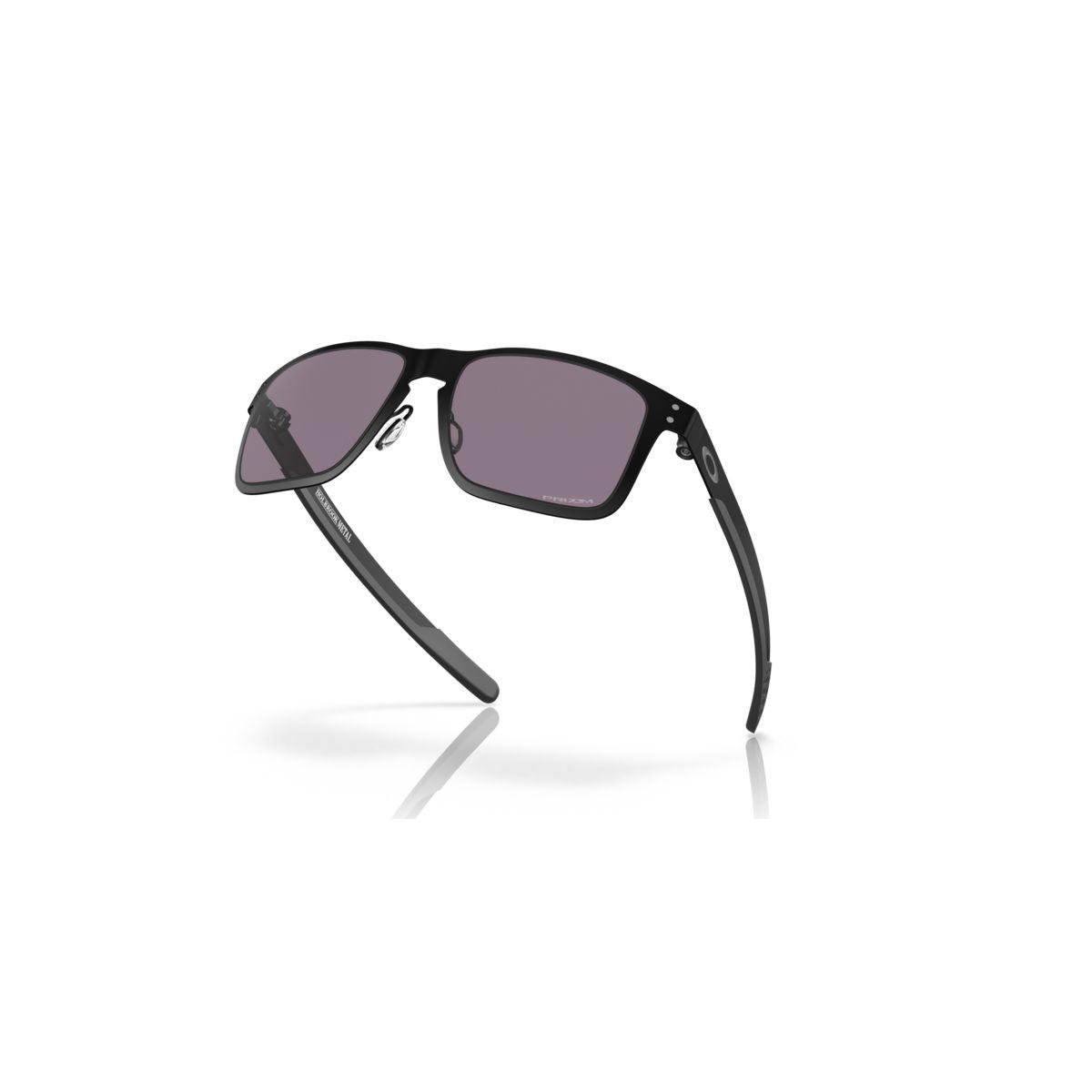 Oakley Holbrook Metal Matte Black/Prizm Grey Sunglasses 0OO4123 412311 - Polarized Sports & Driving Shades for Men & Women