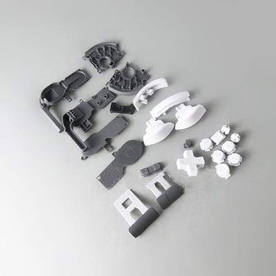 Nintendo Switch Lite Replacement Buttons - L R ZL ZR ABXY Home Direction D-Pad & Trigger Keys for NS Lite Controller (White) | Compatible with Switch Lite Gaming & DIY Repairs