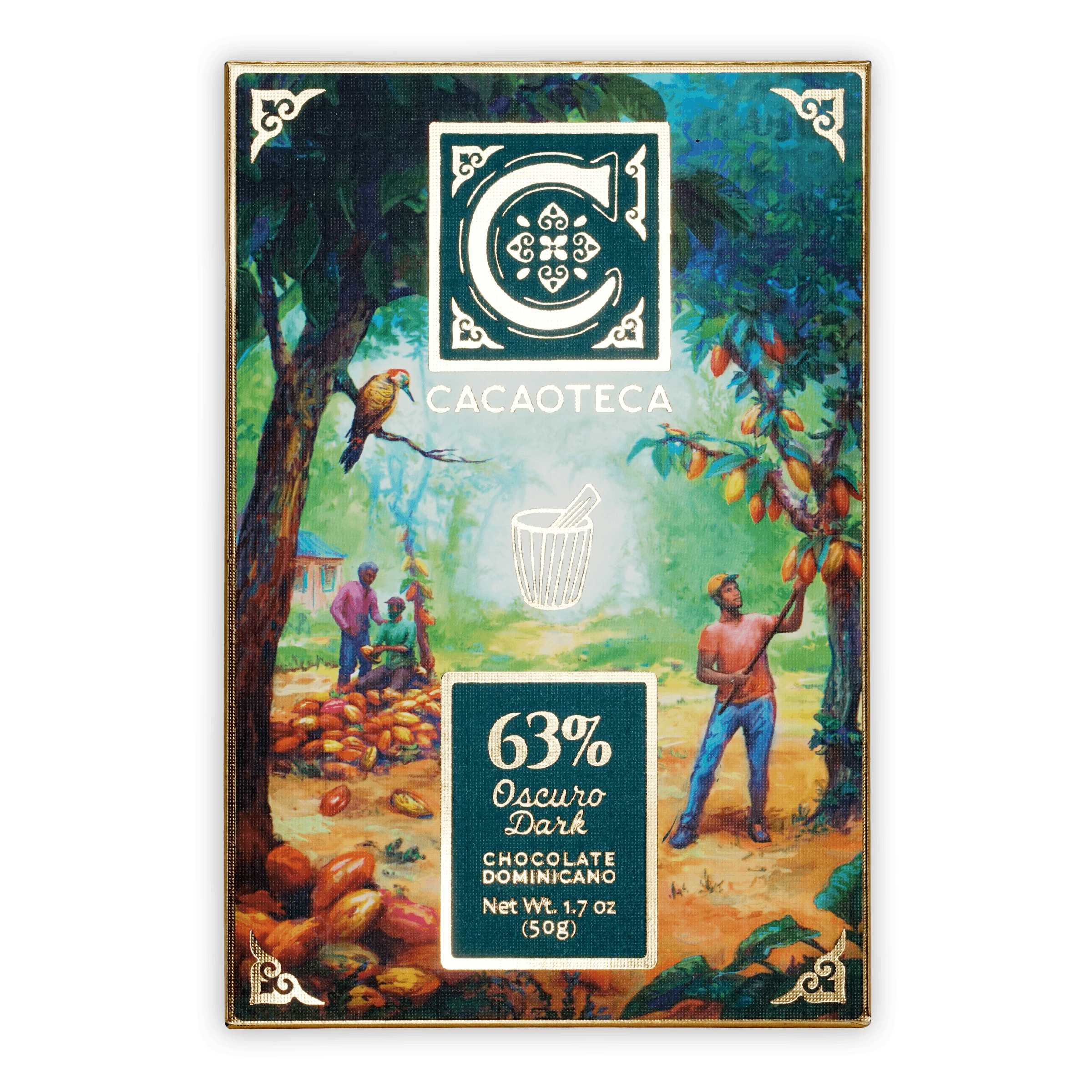 Premium 63% Dark Chocolate Bars - Rich Cocoa Flavor for Baking, Gifting & Healthy Snacking | Cacaoteca Gourmet Chocolate