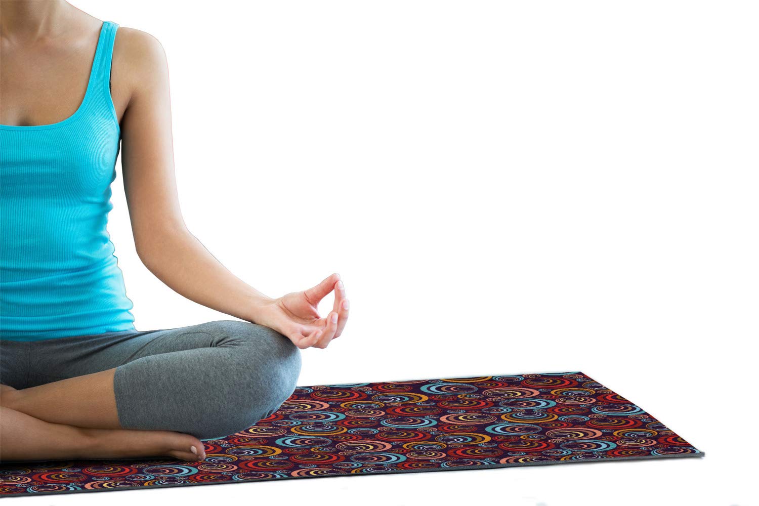 Ambesonne Non-Slip Yoga Mat Towel - 25