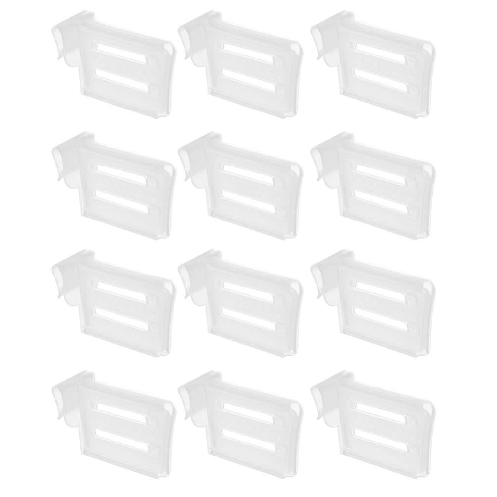 12PCS Adjustable Plastic Refrigerator Dividers - Fridge Organizer, Pantry & Drawer Separator for Better Food Storage | Kitchen Organization Essentials