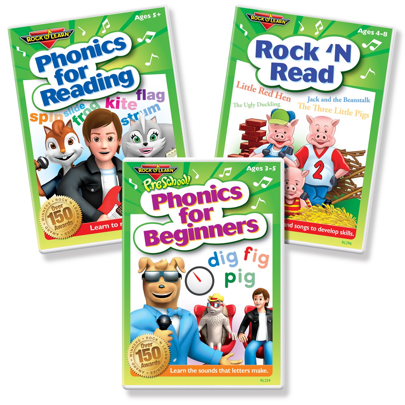 Rock 'N Learn Preschool Learning Set - Fun Educational Toys for Kids