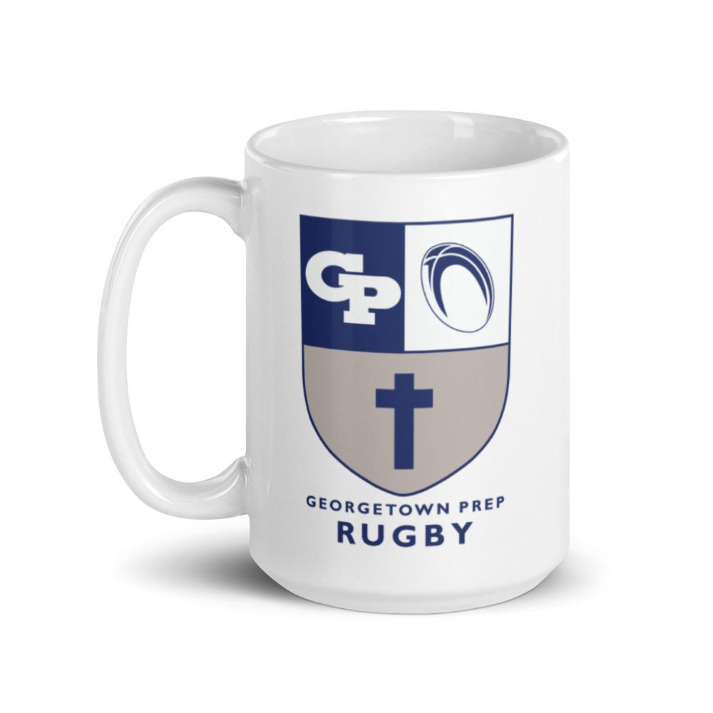 Georgetown Prep Rugby Team Ceramic Coffee Mug - 15oz Insulated Travel Tumbler for Hot & Cold Drinks - Perfect Gift for Rugby Players, Fans, Coaches - Great for Game Days, Practice, School & Office Use