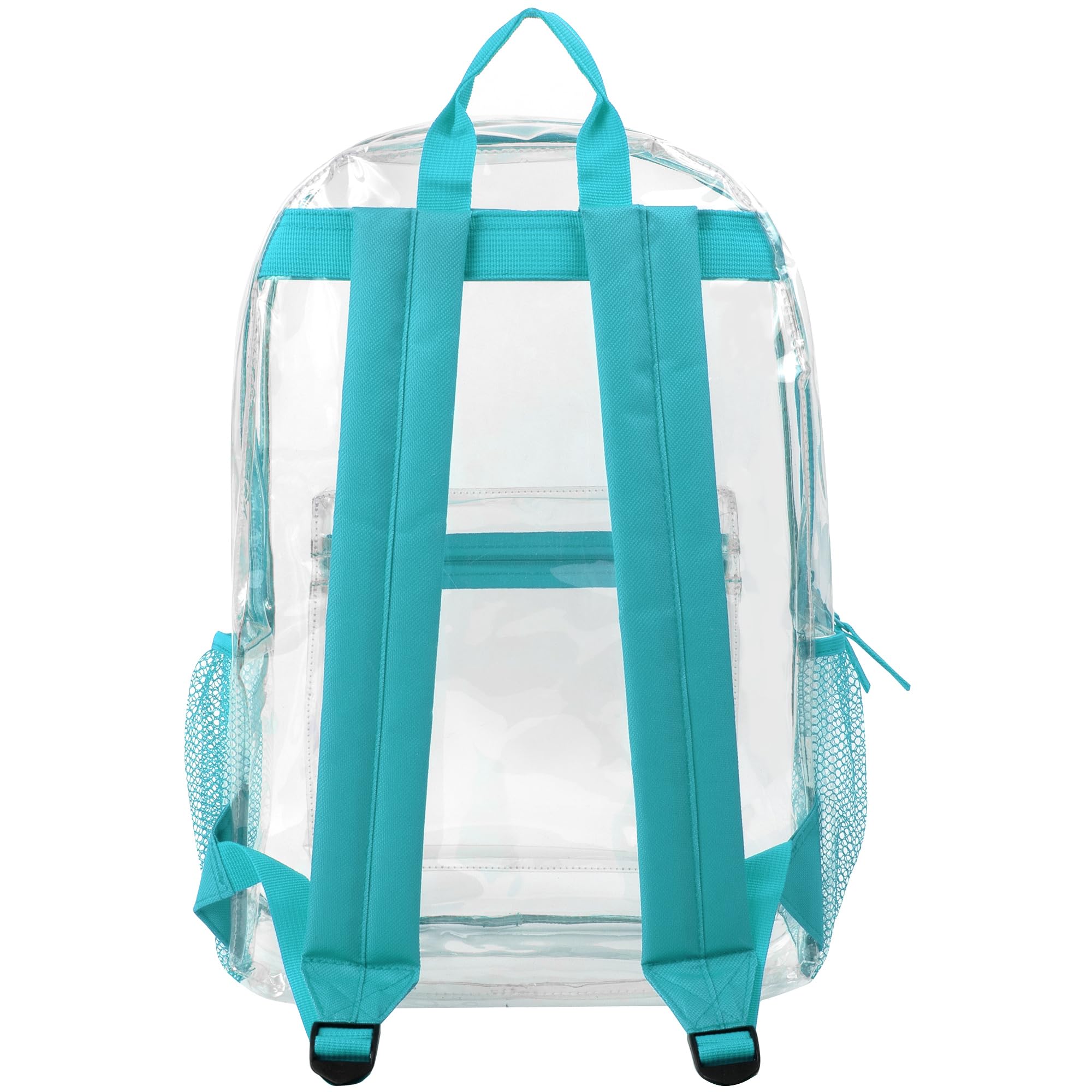 Trail Maker Heavy Duty Clear Backpack with Padded Straps & Side Pockets for Kids - School, Stadium Approved Backpack for Boys & Girls - Perfect for School, Concerts, Sports Events & Travel