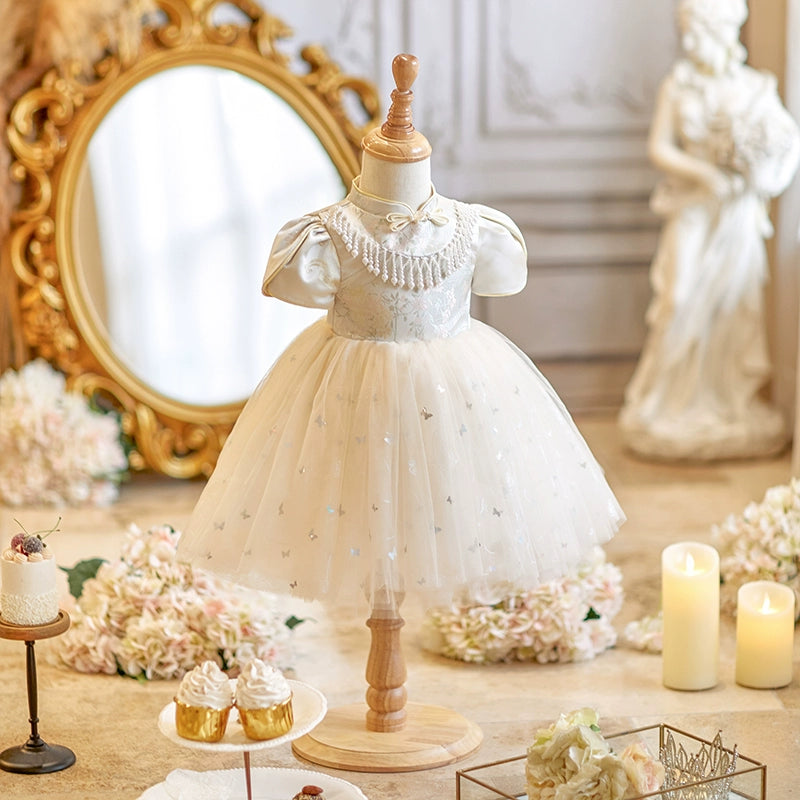 Baby Girl Birthday Princess Dress - Fluffy Flower Girl Dress for Parties, Photos & Special Occasions