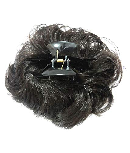 CHANDERKASH Black Hair Clutcher Juda Bun Hair Extension - Premium Hair Accessories for Women, Ponytail Holders & Updo Styling - Perfect for Weddings, Parties & Daily Use